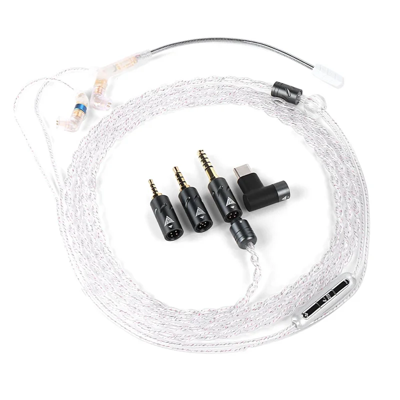 Excellent-QKZ Q7-MAX 이어폰 업그레이드 케이블 유선 이어 버드 다이나믹 드라이버 Hifi Bass 이어폰 2Pin 2Pin QDC 2.5/3.5/4.4Mm 유형