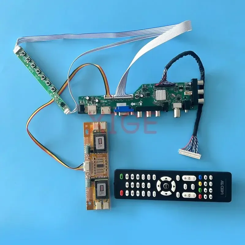 

Driver Board Fit M270HW01 M240HW01 M215HW01 M215HW03 Kit 30Pin LVDS 4CCFL IR+AV+USB+HDMI+VGA Screen 1920*1080 Digital Signal DVB