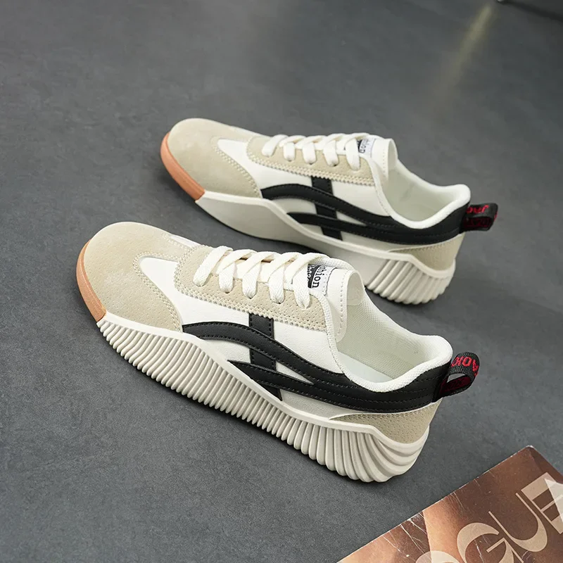 Women's Spring Casual Sports Shoes Women Sneakers Round Toe Platform