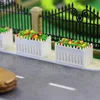 GY39 12pcs N TT  OO O Scale Model Rectangle Flowerbed Park Garden Border 6
