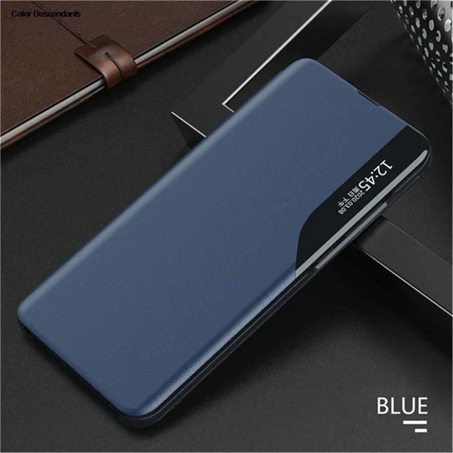 Luxury Leather Smart Flip Case with View Window for Huawei Honor - Original Mobile Phone Shell