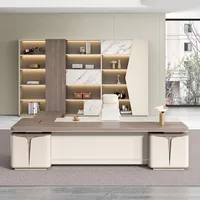 High Quality Boss Desk New Chinese Minimalist Storage Modern Work Desk Reception Fashion Designer Bureau Meuble Desk Furniture