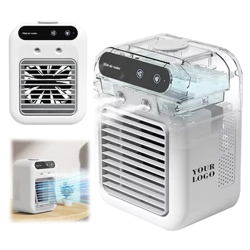 Upgraded Evaporative Mini Personal Air Cooler Portable Air Conditioners Cooling Fan with Cool Mist for Bedroom Office Camping