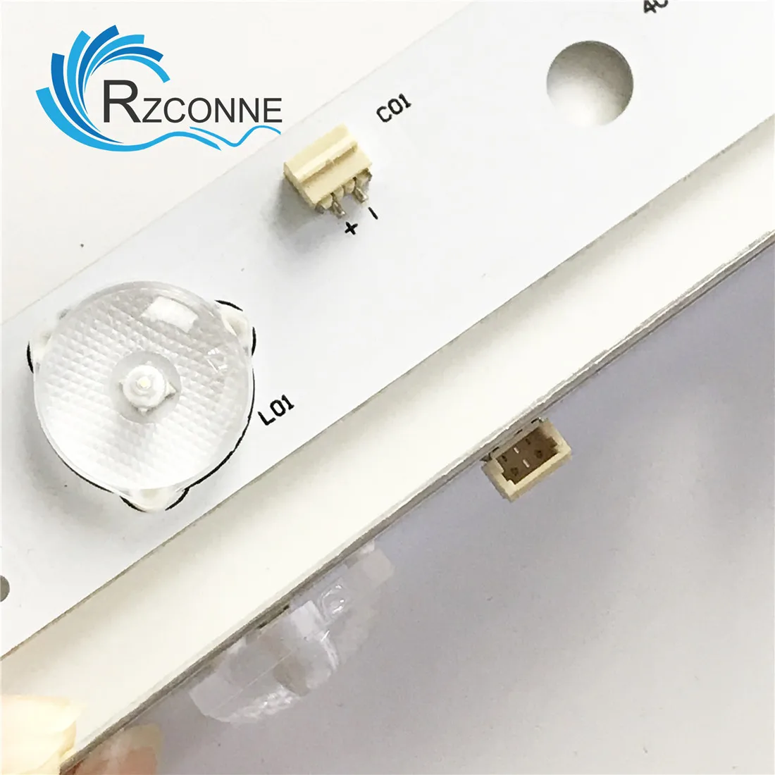 Led Backlight Strip Lâmpada para 22 tv Lcd Js-d-jp2220041ec 51209 E22f2000 Vekta Ld22sf6015 6v Led 400 mm - Imagem 3