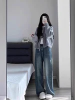 ay ort Knitted Sweater Coat Women's Loose Thiened Zipper Open Cardigan Long Sve Top for Autumn Winter 2023 New Sle