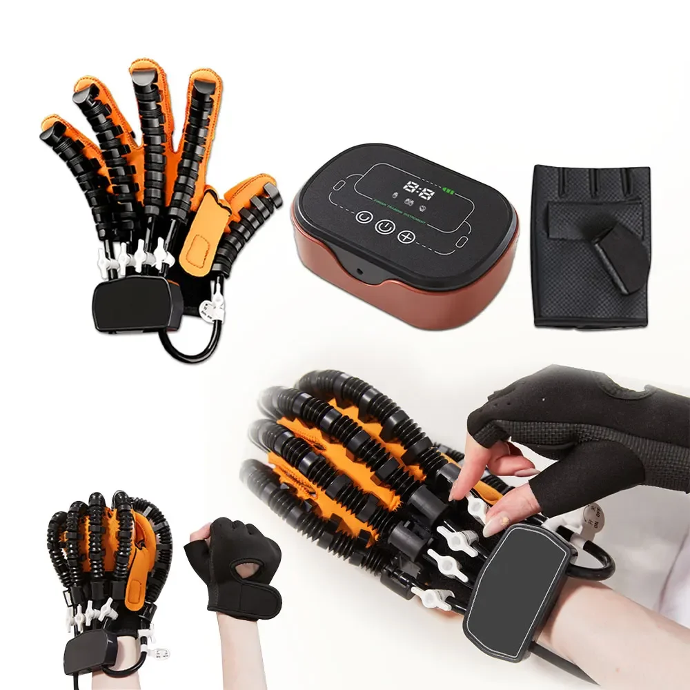 Electric Rehabilitation Robot Gloves Stroke Hand Function Recover Device Hemiplegia Cerebral Infarction Training Finger Exercise