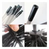 1-37 Pcs Flexible Chimney Sweep Set 12-50 Feet for Flue Sweeping Brush & Rod Kit Soot Cleaning Rods Nylon Brush Cleaning Tool 5