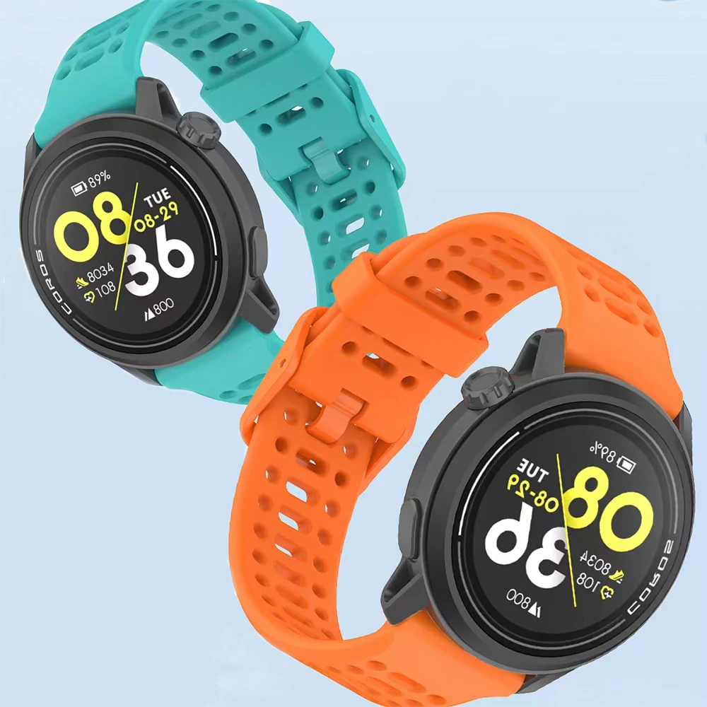 Silicone Sport Strap for Smartwatch - 20mm/22mm Replacement Wristband