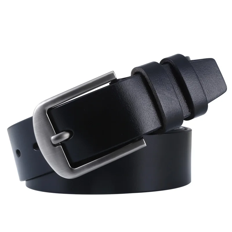 

Men's belt business leisure high-end belt for men alloy pin buckle trend male belt superior quality