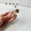 50 PCS 100 PCS 11x22x60mm 12ml Glass Bottles Cork Stopper Transparent Mini Jars DIY Crafts Home Decor Tiny Storage Gift Bottles 5