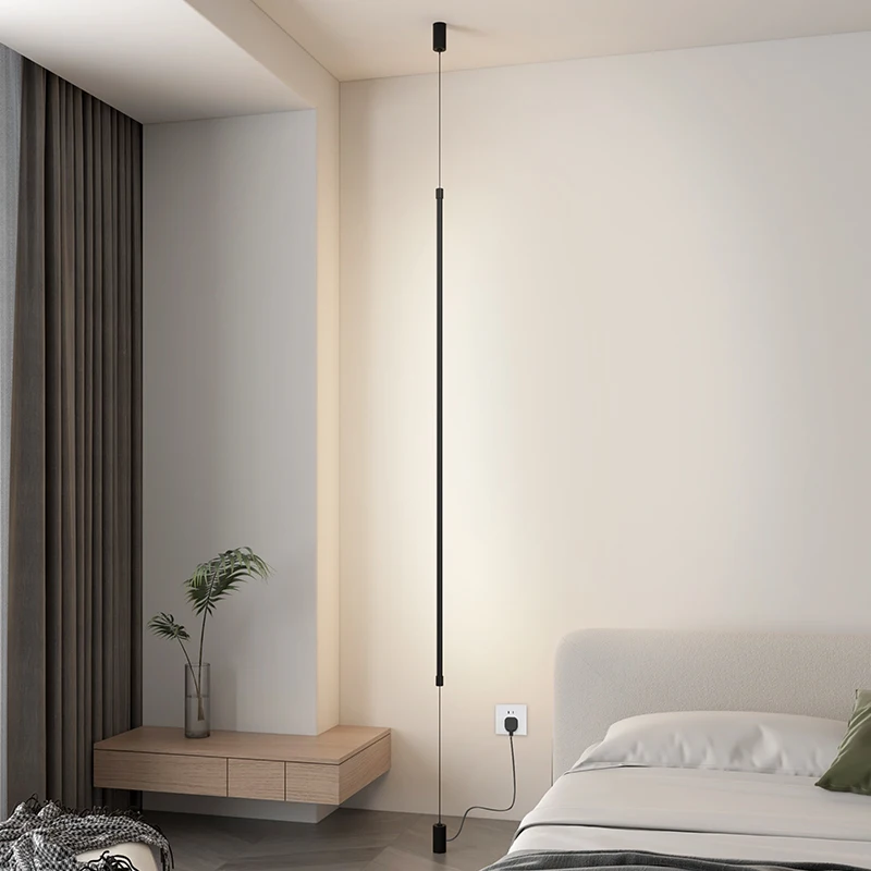 Modern Gold Led Floor Lamp Living room Bedroom Home Decor Lighting Floor Light Hanging Lamp Bedside Reading Led Pendant Lights