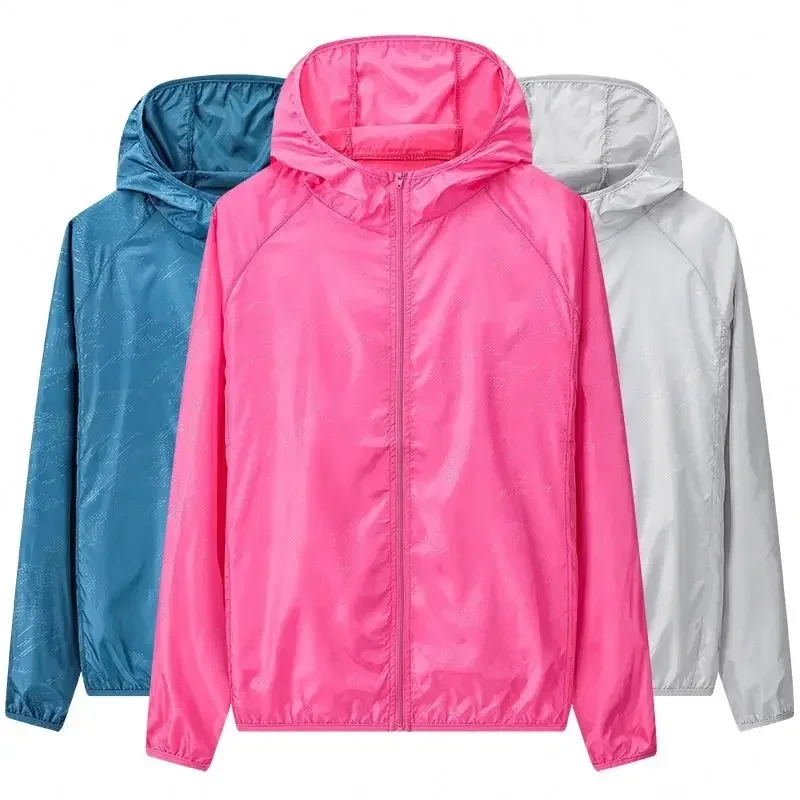 Waterproof Sun Protection Clothing for Men and Women Rain Jacket Fishing Hunting Costume Quick Dry Skin Windbreaker with Pock waterproof hiking jackets waterproof jacket waterproof raincoat waterproof coats