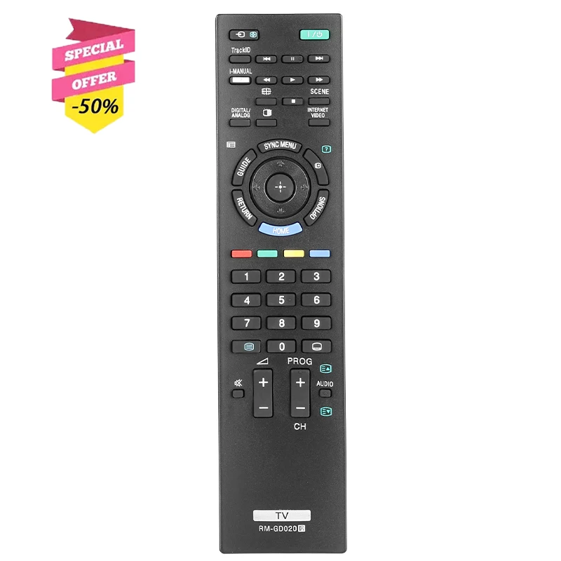 RMGD020RemoteControlForSonyTVKDL22CX520KDL32CX520KDL32CX523