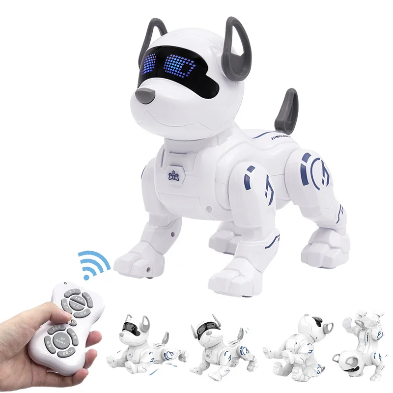 RC Robot Electronic Dog Robot Dog Stunt Walking Dancing Toy Intelligent Touch Remote Control Electric Pet for Children's Toys