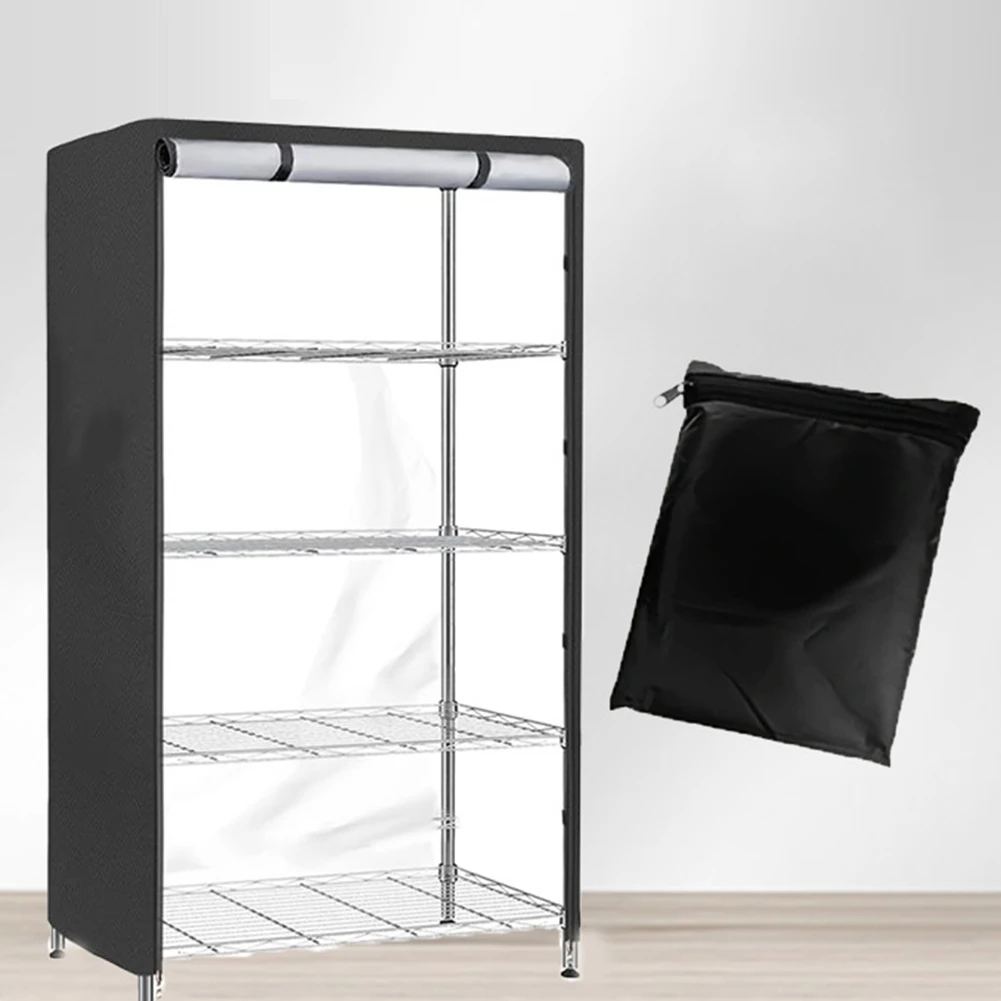 Waterproof Rack Storage Shelving Unit Dust Cover Protector See Through Fits Racks 36"L X 18"W X 72"H Furniture Accessories