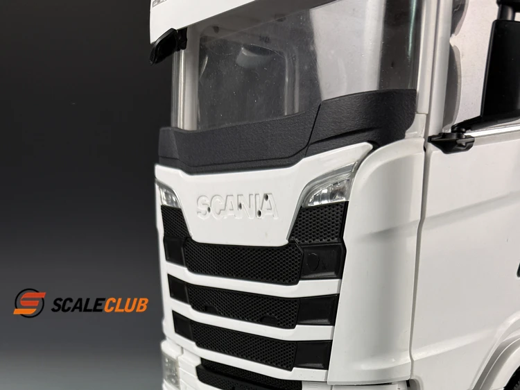 Front Windshield Protection Cover for Tamiya 1/14 RC Truck Scania 770s Wiper Rockfall Guard 1:14 Tractor Trailer DIY Parts 