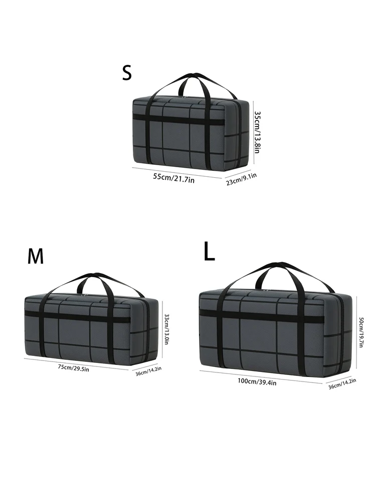 1PC large capacity portable moving bag foldable duffel bag storage bag Tidy bedroom dust mobile box replacement 5