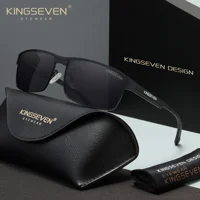 KINGSEVEN Brand New Men Polarized Sunglasses Driving UV400 Anti-Glare Sun Glasses Causal Rectangle Fashion Outdoor Eyewear
