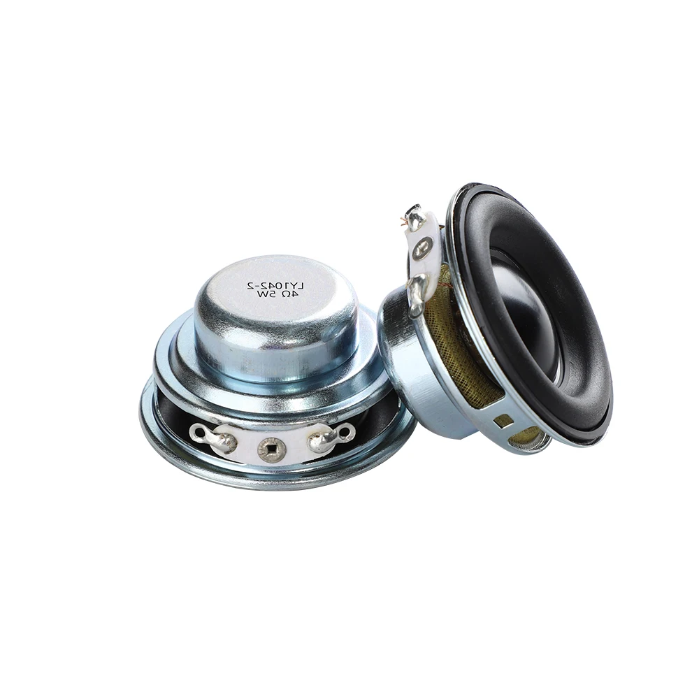 40MM Full Range Speakers 4 Ohm 5W 1.5 Inch 16 Core Rubber Side NdFeB Aluminum Cap Waterproof DIY Bluetooth Speaker 2Pcs/lot bluetooth speaker mini bluetooth speaker audio speaker