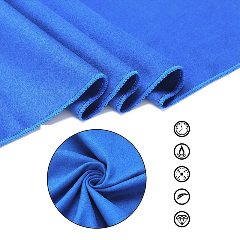 Ultra fine fiber Quick Drying towel Sports towel Absorbent Fitness Swimming Double sided velvet Quick dryingFitness towell