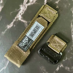Premium 24mm Suunto Nylon Loop Strap - Easy Fit and Replaceable Wristband Belt - Spartan Sport (Brown)