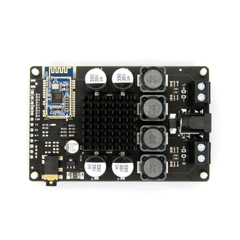 

Bluetooth-совместимая плата усилителя мощности 5.0, 2x100 Вт/80 Вт усилитель мощности звука E1YA