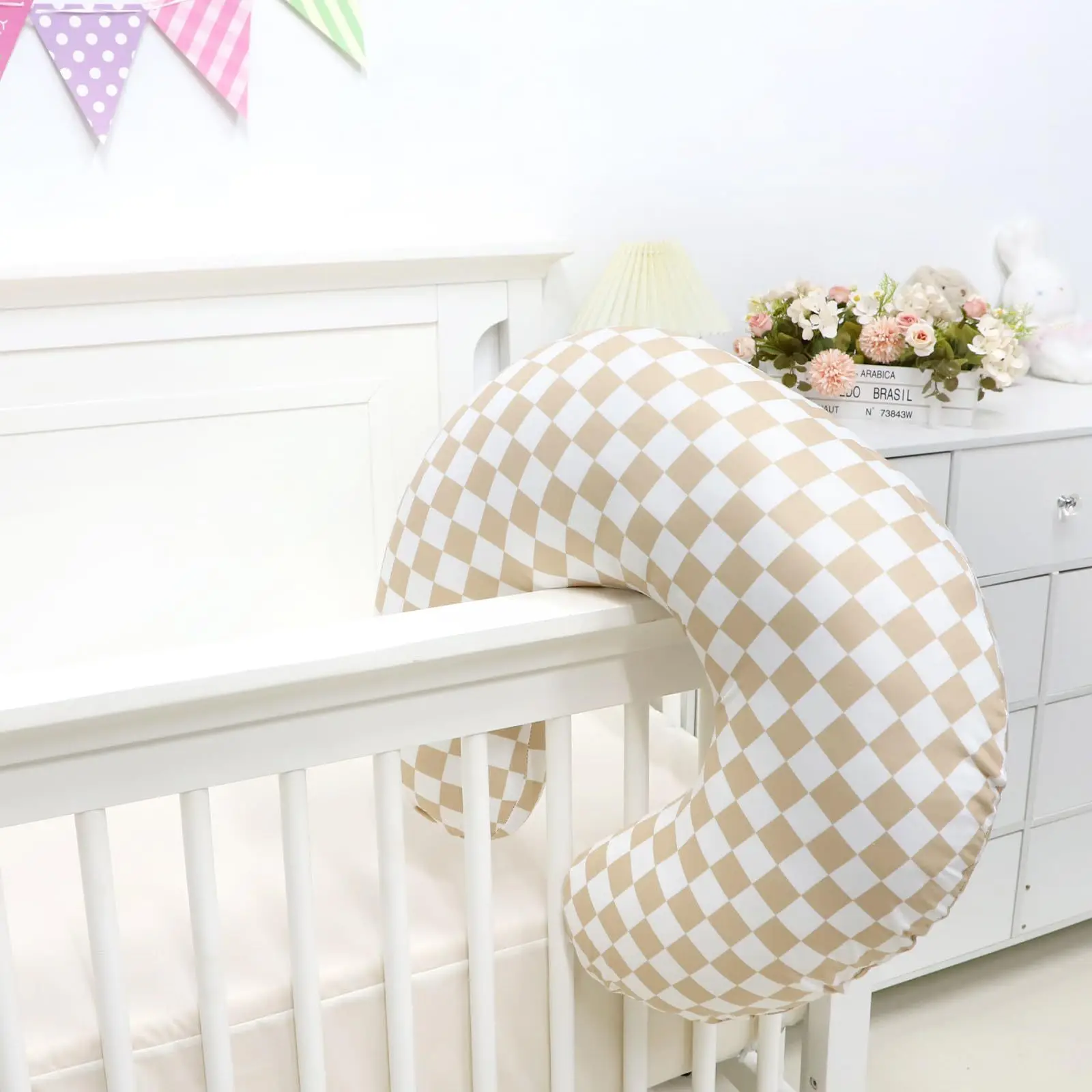 2PCS/set Nursing Pillow Cover Newborn Feeding Pillow Cases Baby Blanket Cotton Pillows Maternity Cushion Pillows Case Bebe Quilt