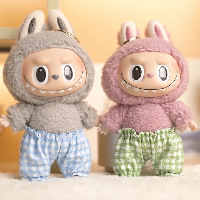 Labubu Idol 17cm Mini Plush Doll Bloomers – Cute DIY Trousers & Shorts Outfit, Perfect Kid Gift & Doll Accessories 4
