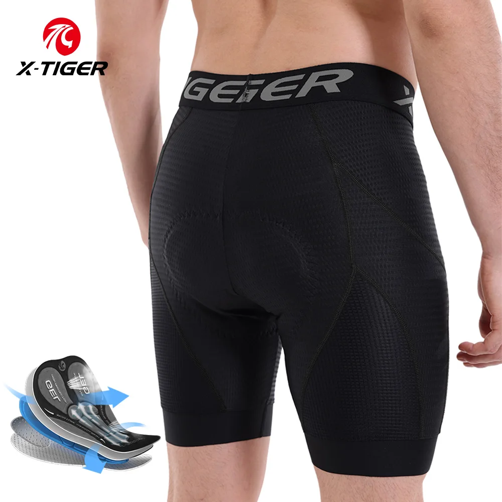 Breathable Mesh Gel-Padded Shockproof Cycling Shorts