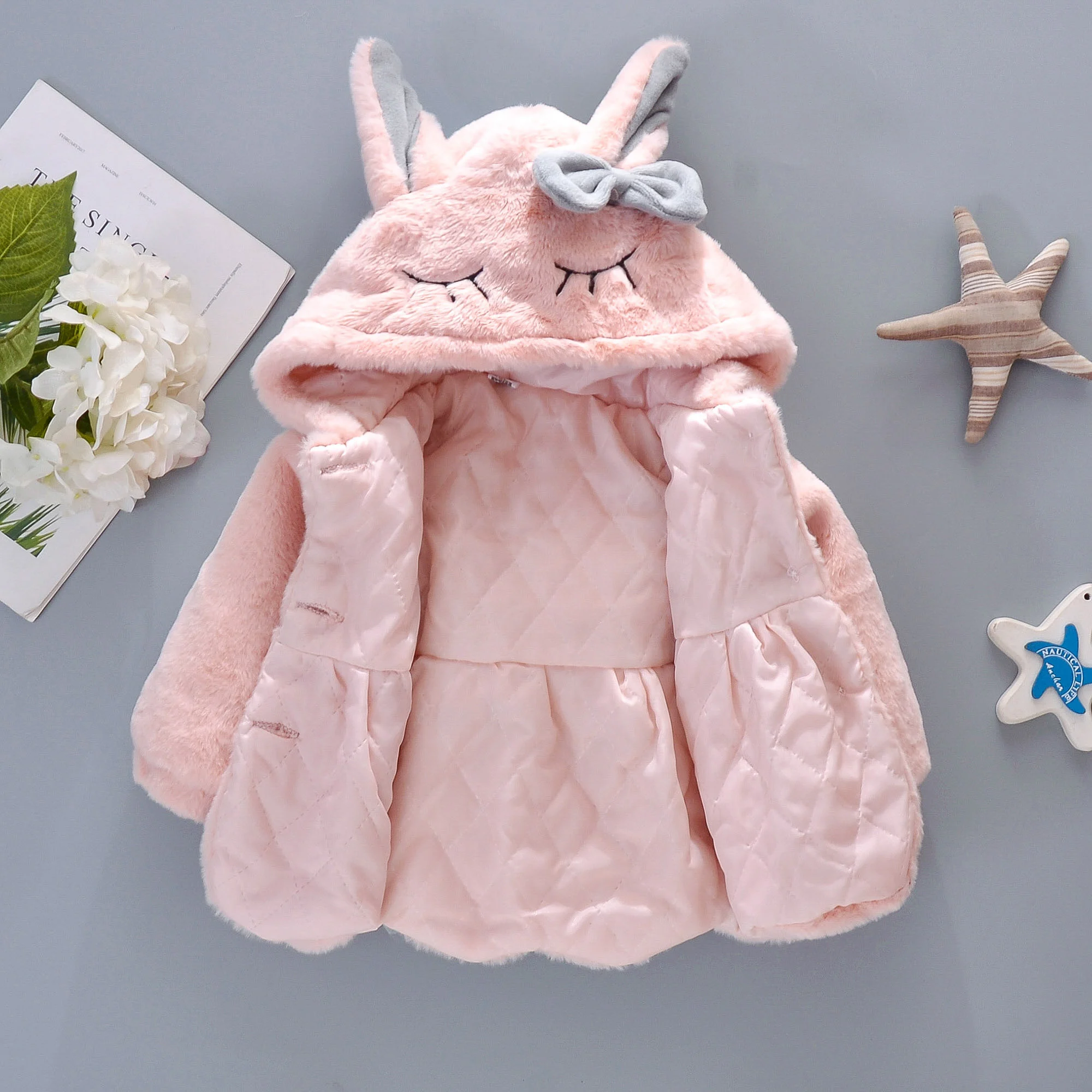 Winter Coat Baby Girl Cold Protection Hooded