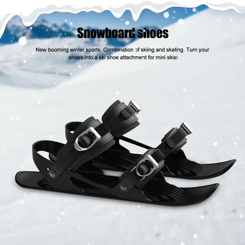 Портативные-мини-коньки-для-катания-на-лыжах-короткие-сноуборды-снегоступы-высококачественные-регулируемые-соединения-уличная-Лыжная-обувь-сноуборд