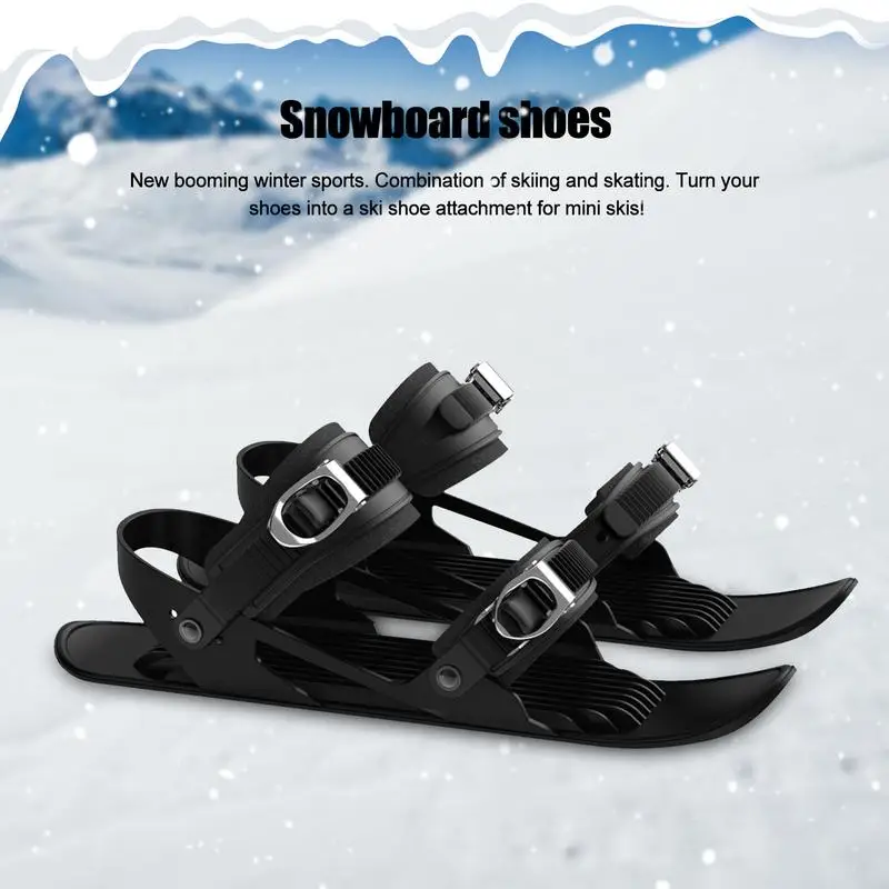 mini-pattini-da-sci-portatili-per-la-neve-the-short-skiboard-snowblades-attacchi-regolabili-di-alta-qualita-scarpe-da-sci-all'aperto-tavola-da-neve