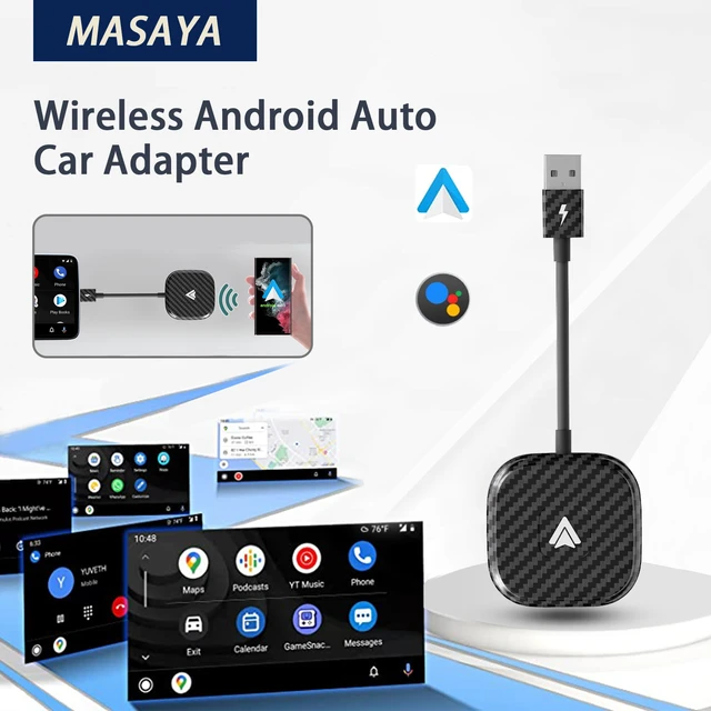 MASAYA Wireless Android Auto Adapter, Android Auto Wireless