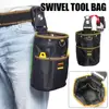 Oxford Cloth Tool Storage Bag With Buckle Rotatable Quick-hanging Waist Tool Bag For Nail Screw Electrician Woodworking Organize 1