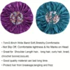 Women's Fashion Bonnet Flower Printed Hair Hat with Wide Edge Elastic Silk Smooth Satin Face for Daily Home Sleep Hat 3