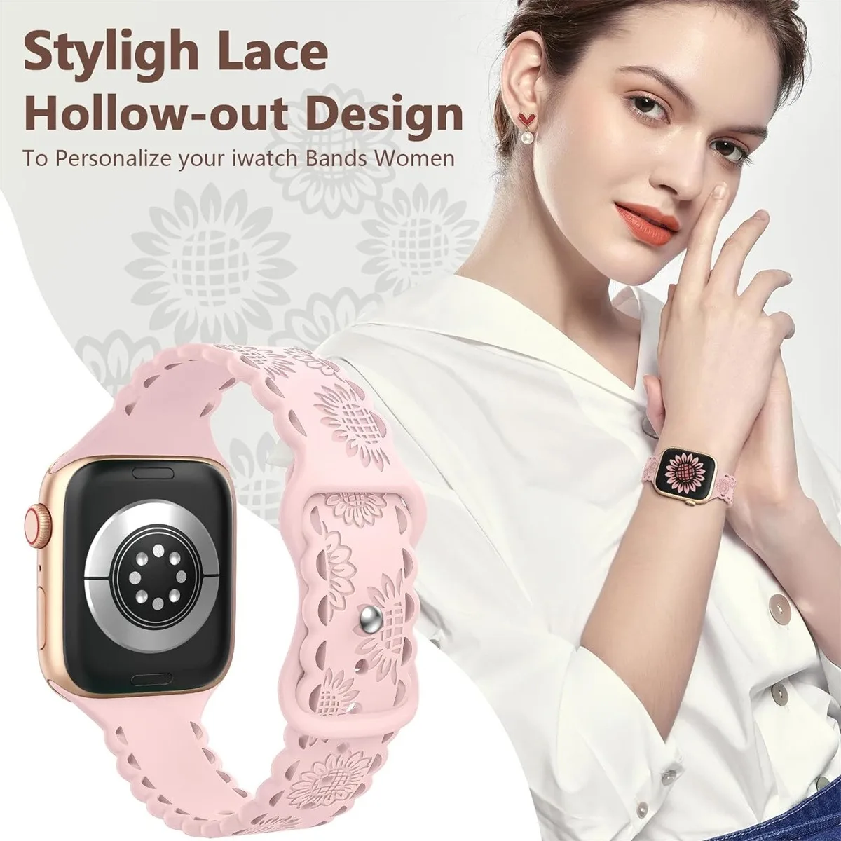 Silicone Watch Band For Smartwatch Sporty Comfortable Strap_voghion.com