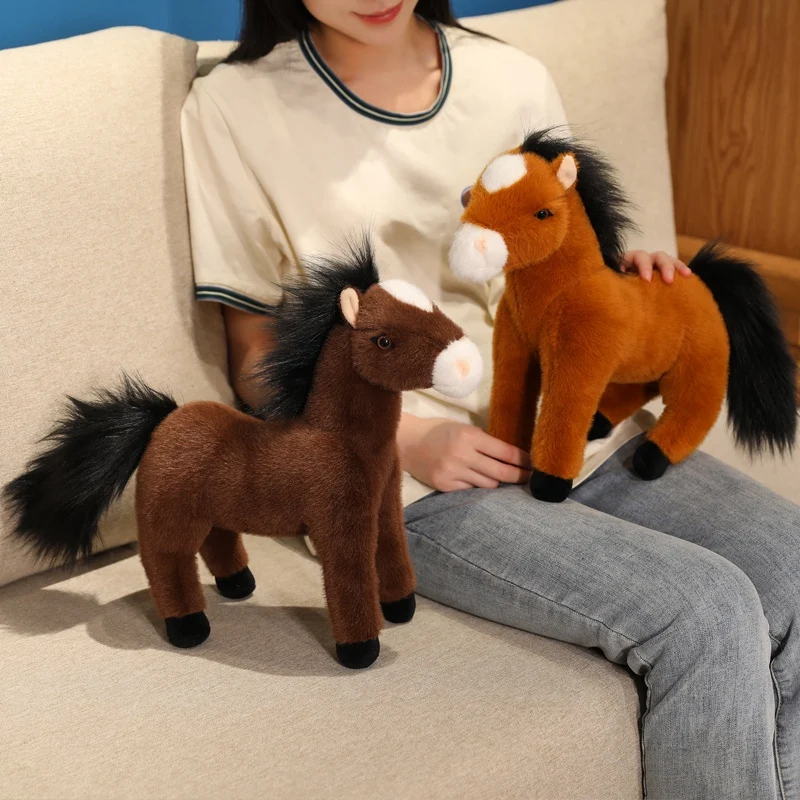 Soft Plush Horse Toy Stuffed Animal Doll