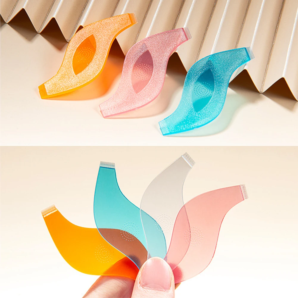 S자형 속눈썹 리프팅 컬러 메이크업 속눈썹 브러쉬 재사용 가능 플라스틱 클린 콤 아이래쉬 연장 펌 속눈썹 도구