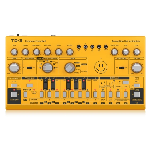 Behringer TD-3 Serie Analog Bass Line Synthesizer with VCO Behringer TD-3 Serie Analog Bass Line Synthesizer with VCO