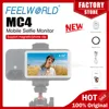 FEELWORLD MC4 Selfie Screen Monitor for Vlog Live Stream Magnetic Back Wireless Connection with Remote Control Bluetooth remote