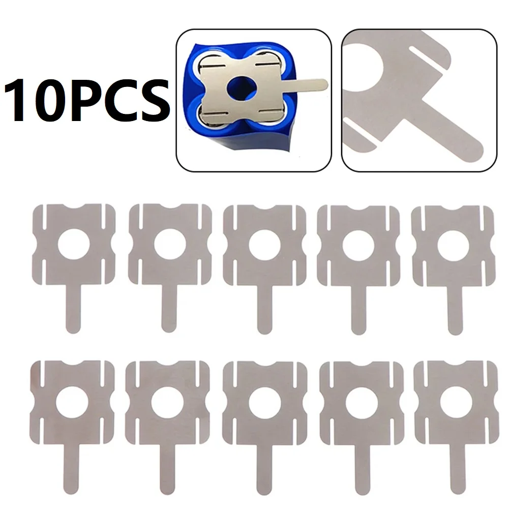 

10PCS Nickel Strip U Shaped Nickel Sheets Plates Battery Nickel Plated Steel Belt Strip Spot Welding Tool Accessories