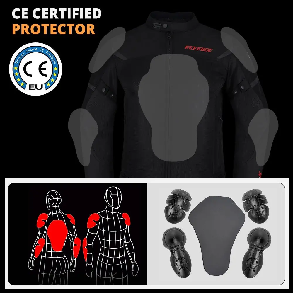 통기성 오토바이 재킷 야외 모터바이크 모토크로스 라이딩 의류 남성용 모토 의류 내구성 오토바이 장비