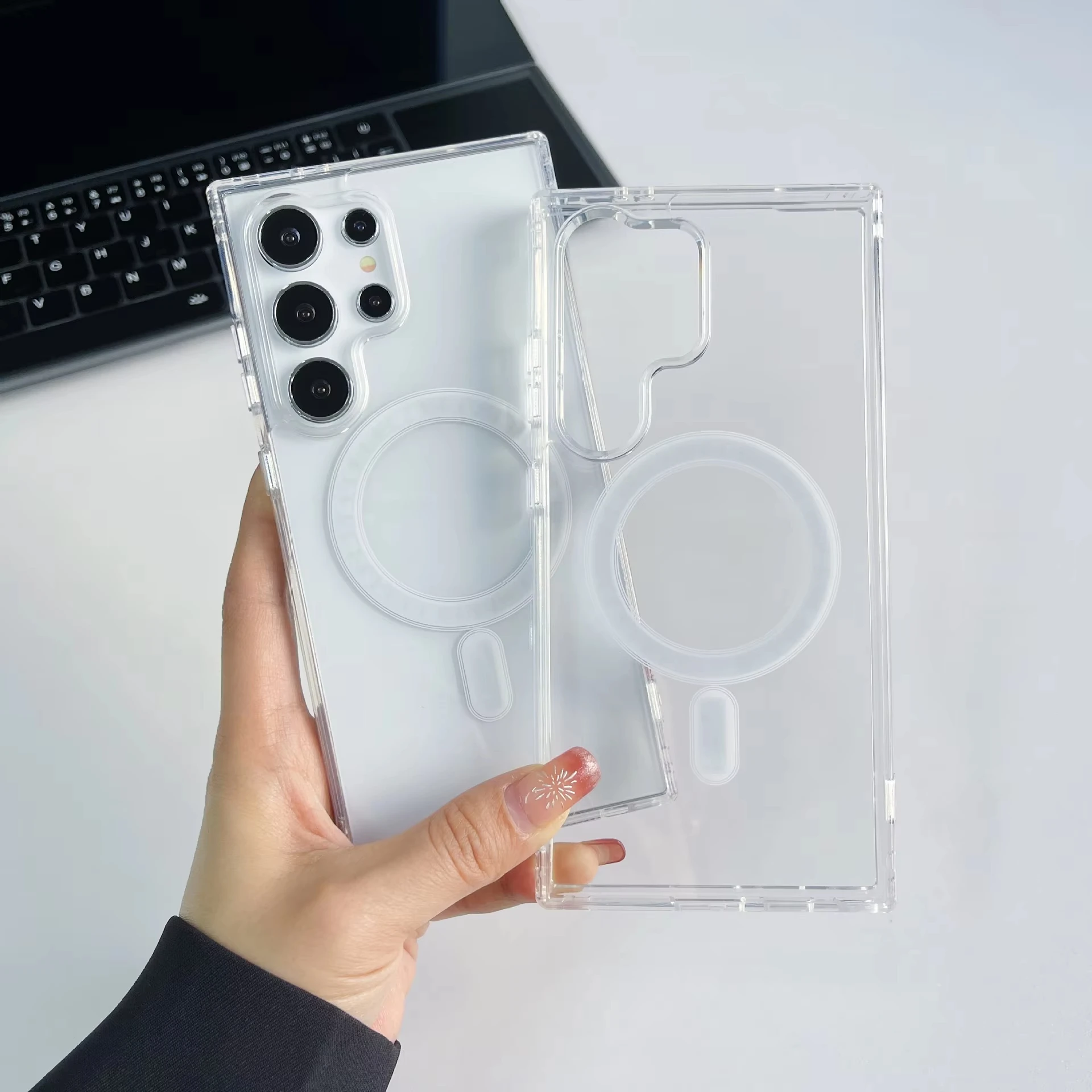 Enhanced Magnetic Wireless Charging Case with Magsafe Compatibility
