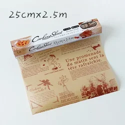 Parchment Paper Roll for Baking - Non-Stick Oil Paper for Food Packaging and Decorative Baking Sheets (L)