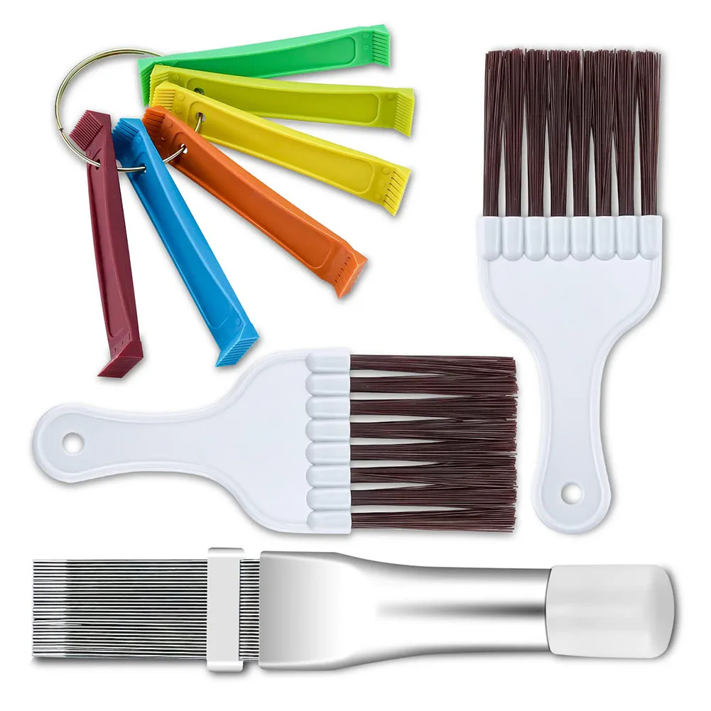 

FCR6 Fin Comb Set Cleaning Brush Tool For Air Conditioner Radiator Coils Fridge Automobile Washing Tools