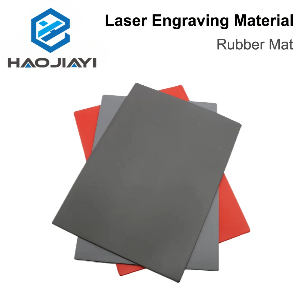 HAOJIAYI Rubber Mat DIY Laser engraving material laserable rubber for stamps DIY crafts material Laser Engraving Marking Machine