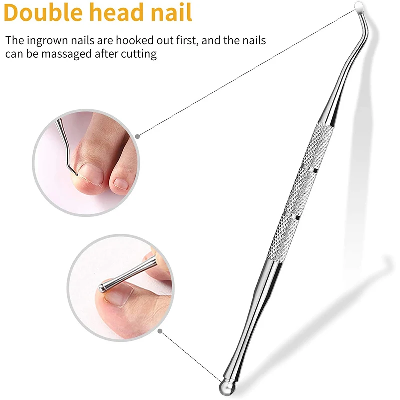 Toenail Cutters Nail Clippers Pedicure Manicure Tools Thick Nails Ingrown Toenails Scissors Foot Care Stainless Steel Sharp