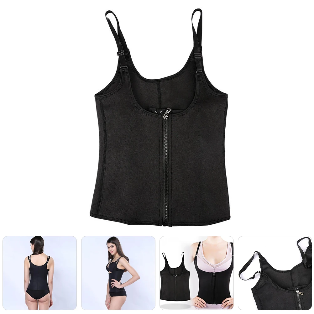 

Control Tummy Body Shaper Camisole Women Vest Shapewear Tank Tops Zipper Sleeveless Jumpsuits Sculpting Waist Bodysuit Thong Top