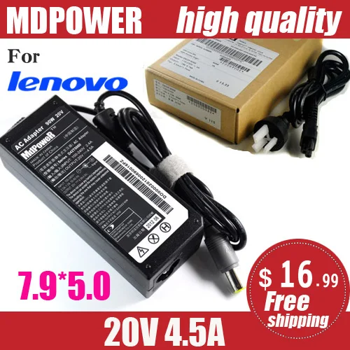 Mdpower For Lenovo Thinkpad T420I T420S T430 T430I T430I Notebook Laptop Power Supply Power Ac Adapter Charger Cord 20V 4.5A