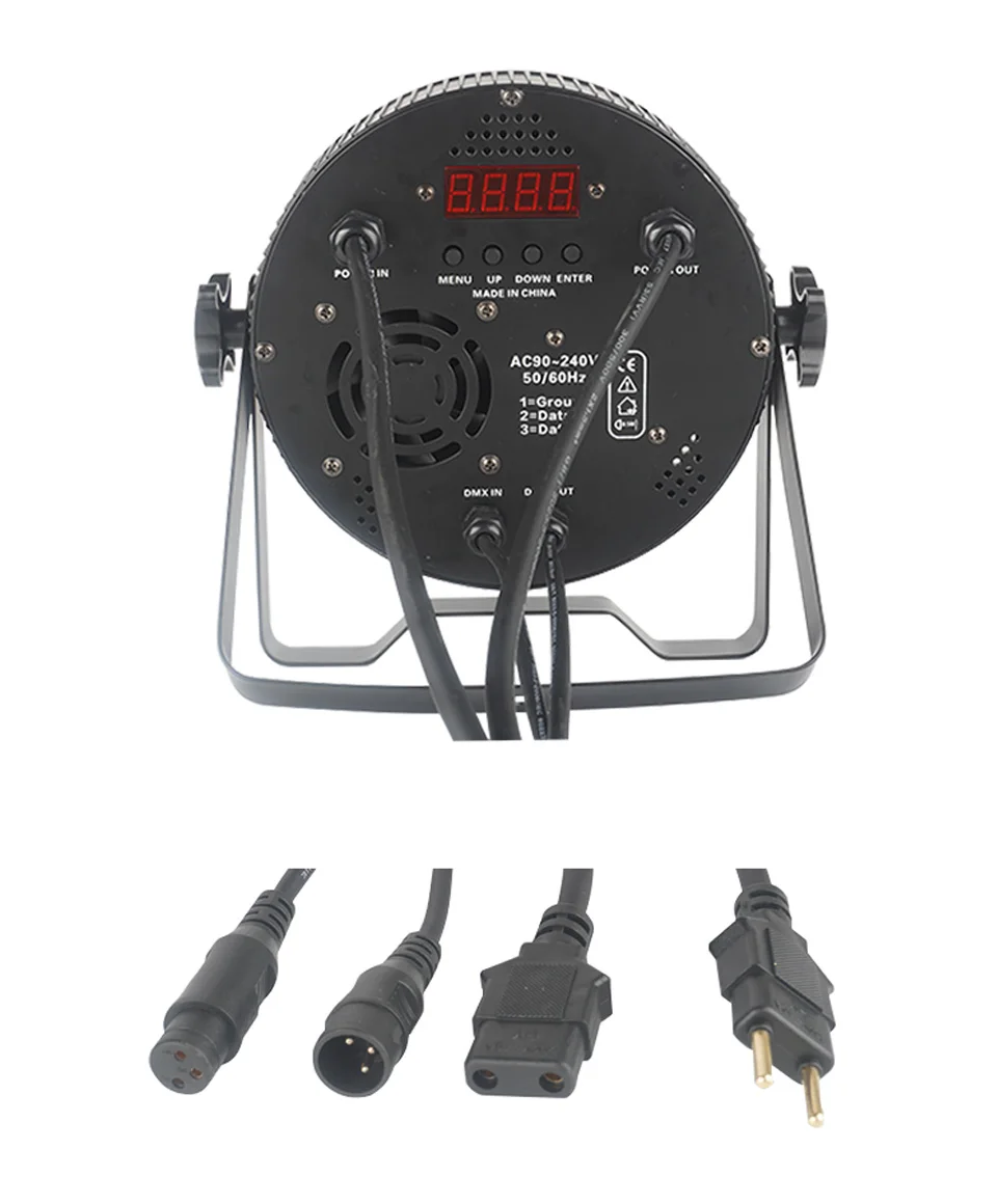 High Power 18Pcs Par Light DMX Full Color Par Light 200W Stage Wash Ambient Ligh